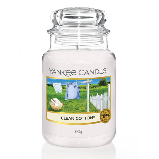 Yankee Candle Clean Cotton - Diffusore di aromi Cotone puro