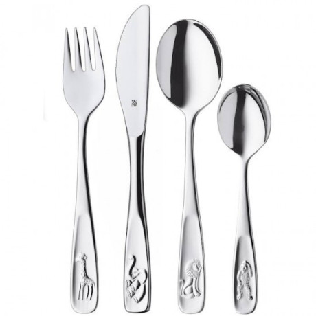 Alessi Serie KnifeForkSpoon Set di posate monoblocco in acciaio