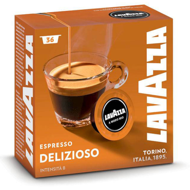 Caffè in cialde Lavazza Astuccio 36 capsule A Modo Mio Delizioso 8200