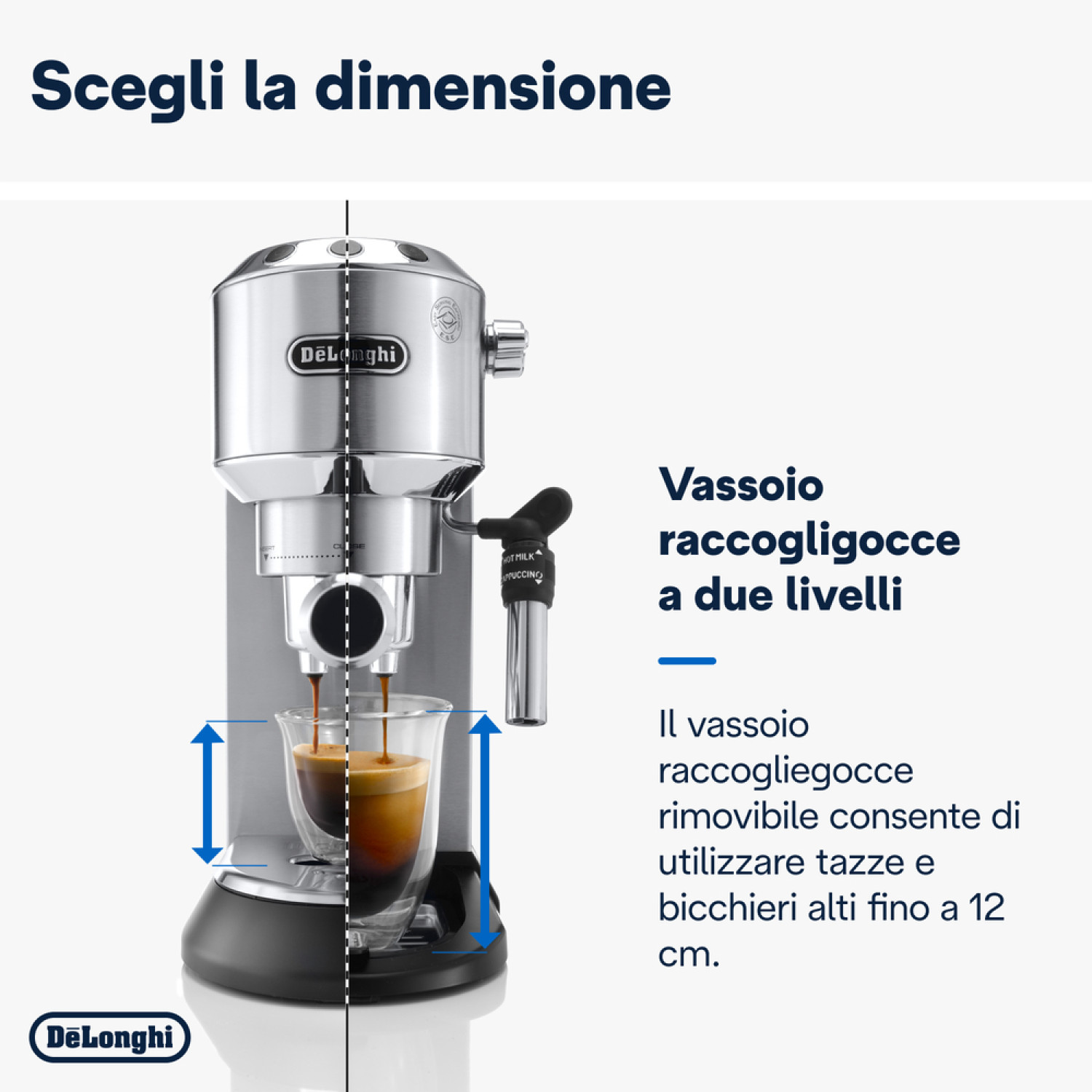 MACCHINE DA CAFFE' DE LONGHI EC685.M ESPRESSOBAR DEDICA STYLE