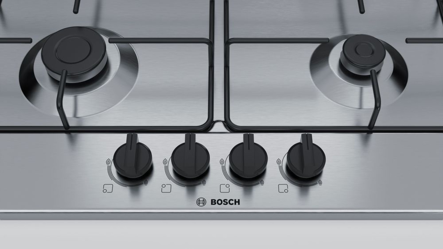 PIANI COTTURA A GAS/ELETTRICI BOSCH PGP6B5B85 PIANO COTTURA 4 FUOCHI INOX  60CM