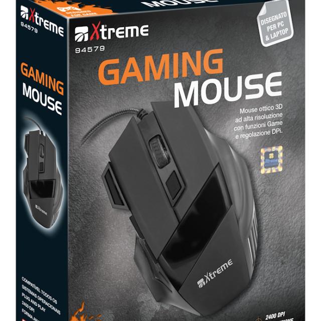 ACCESSORI HW PC MOUSE GAMING USB OTTICO 3D HD