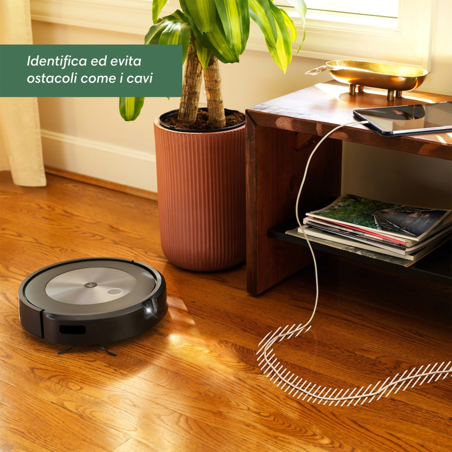 ROBOT PAVIMENTO ROOMBA J7 ASPIRAPOLVERE ROBOT WIFI APP.PULIZIA