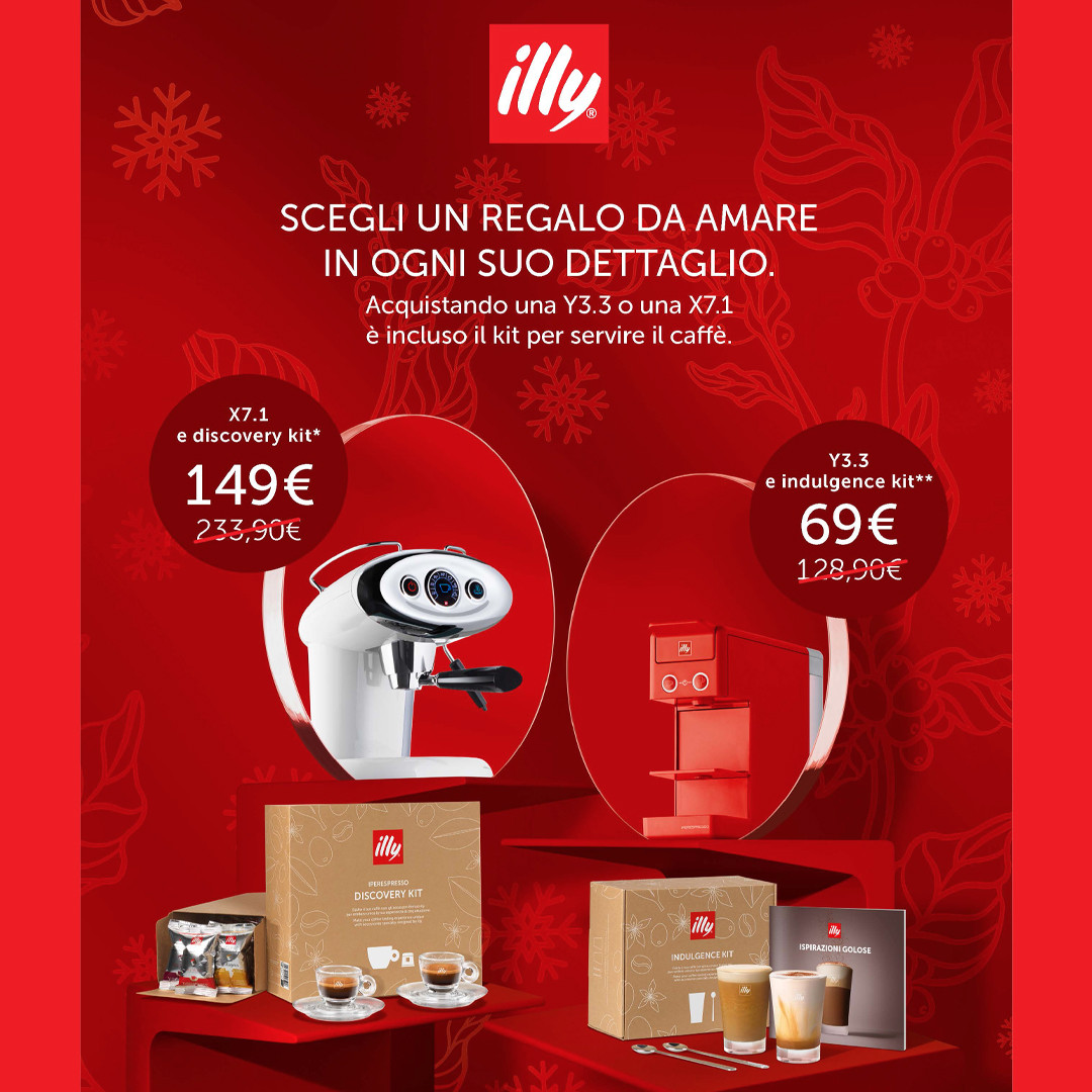 Macchina da Caffè per Capsule Iperespresso Illy Y3.3 Rossa