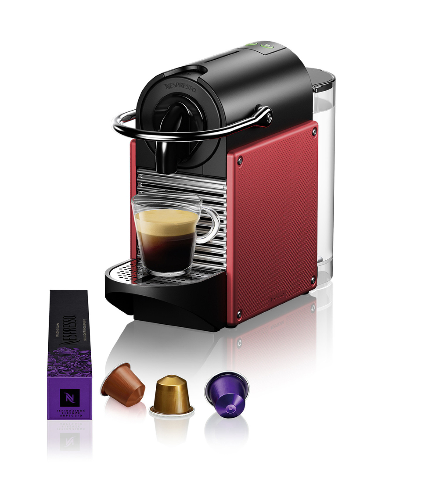 MACCHINE DA CAFFE' NESPRESSO EN124.R PIXIE RED MACCH CAFFE 0,7L 19BAR