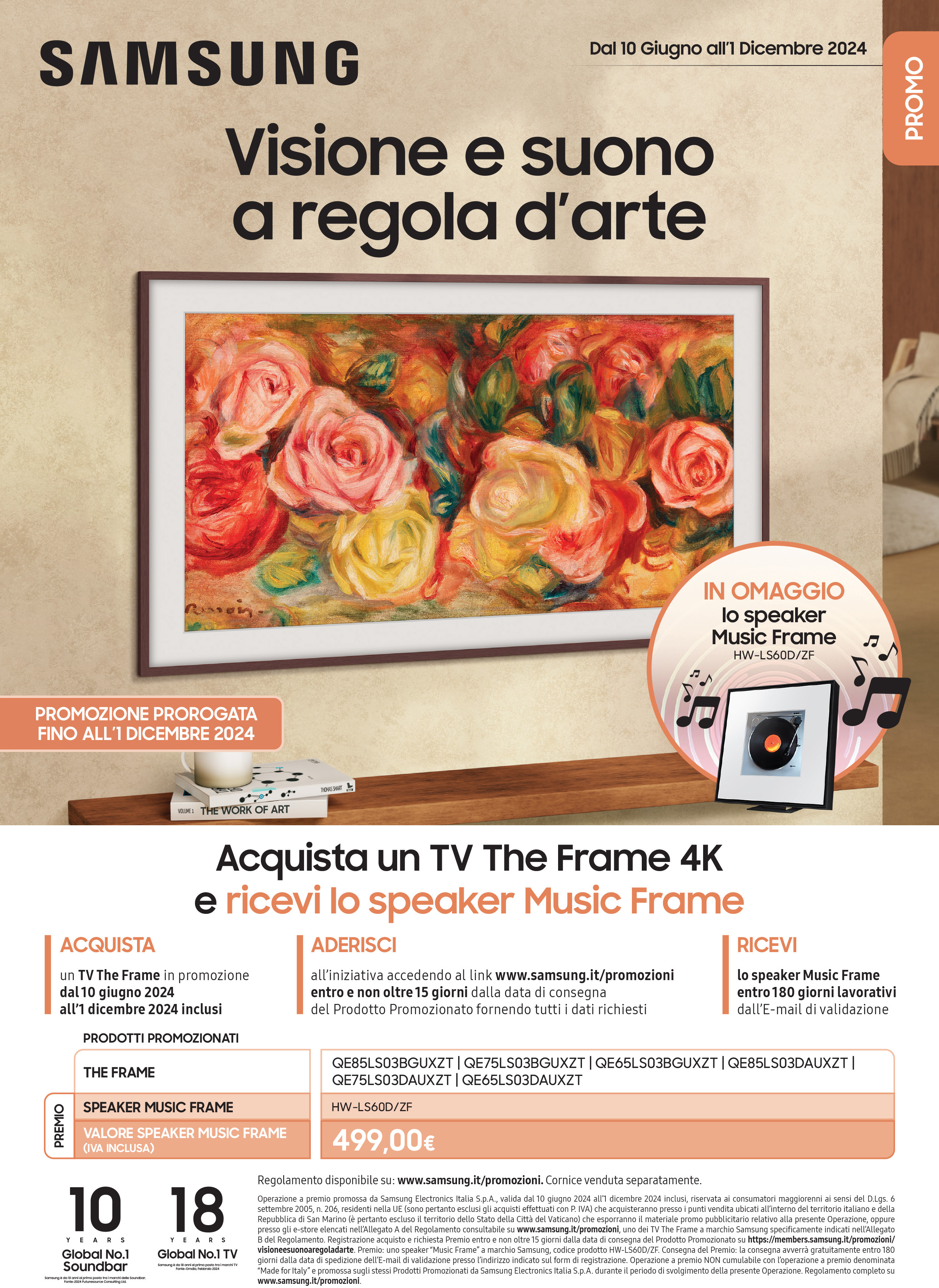 Promo Samsung The Frame +Music Frame A4 (proroga dic).jpg